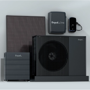 Energiesystem von Infravoltaic mit PV-Anlage, Wärmepumpe, Speicher, Wallbox und Energiemanager